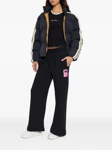 Geacă Palm Angels cu dungi negru