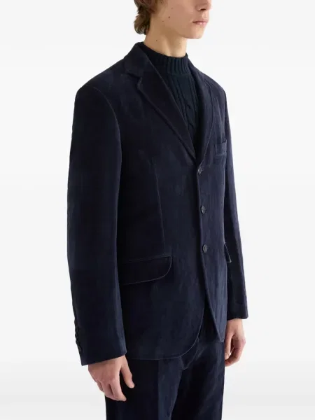 Lung sacou Jil Sander albastru