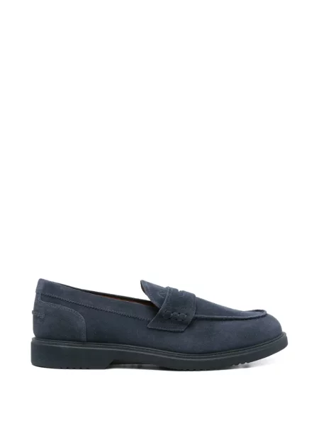 Pantofi loafer Nero Giardini din piele albastru
