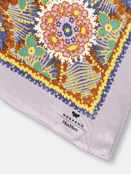 Weekend Max Mara хустка на шию шовкова AONESTONEW