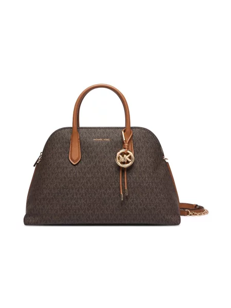 MICHAEL Michael Kors kabelka dámska z imitácie kože Freddie hnedá