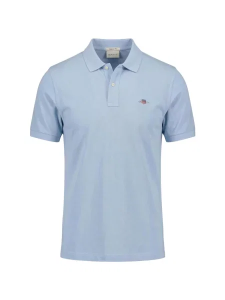 Tricou polo Gant albastru
