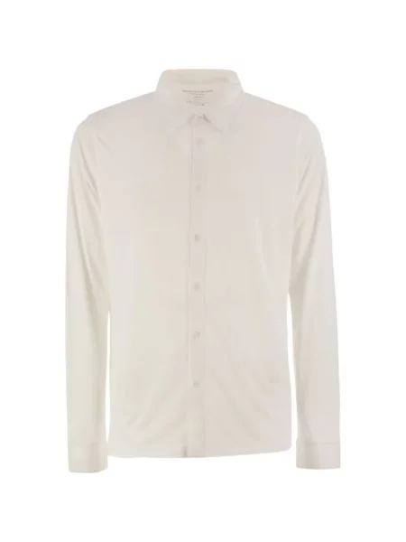 Tricou polo Majestic Filatures alb