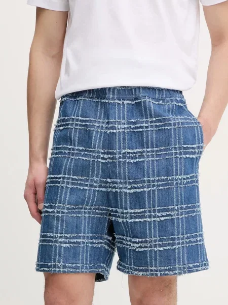 Samsoe Samsoe pantaloni scurti jeans SASONNY barbati albastru