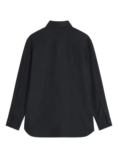 Cămașă Maison Kitsune cu broderie de lână negru