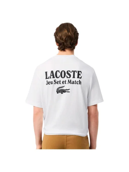 Tričko Lacoste biela