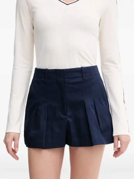 Pantaloni scurți Lacoste cu autograf albastru