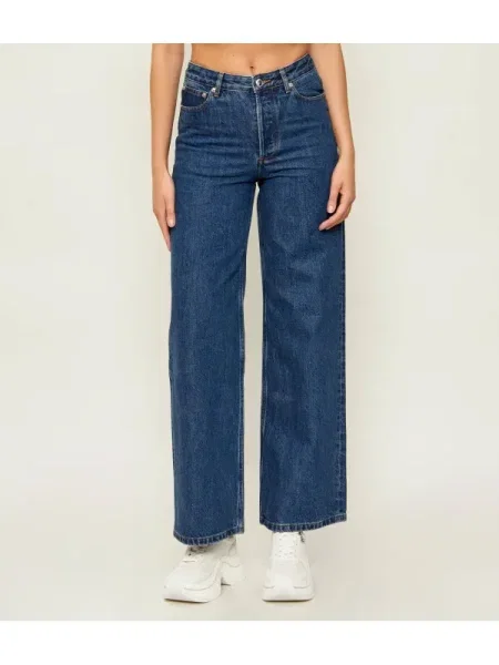 A.P.C Blugi Elisabeth | Relaxed fit albastru