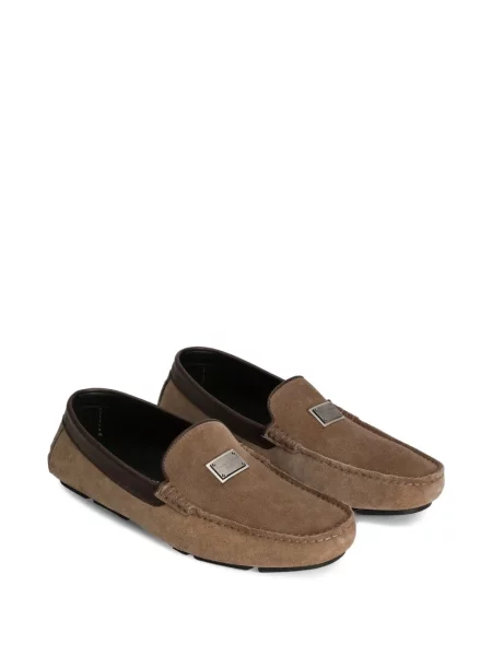 Pantofi loafer Dolce & Gabbana maro