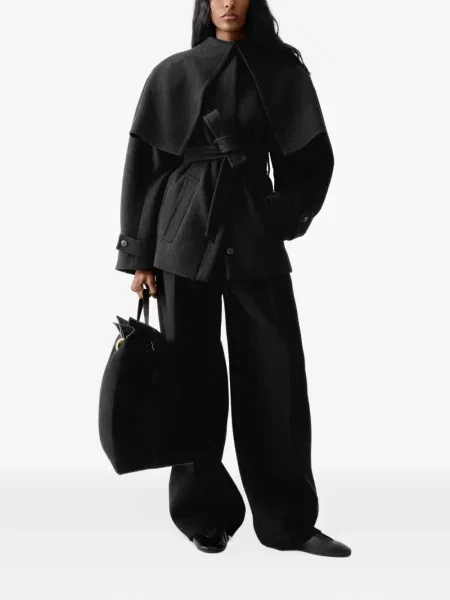 Scurt palton Jacquemus gri