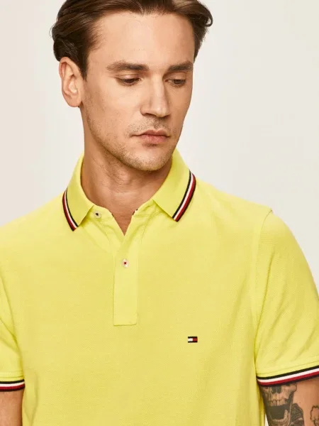 Tommy Hilfiger Polo żółta