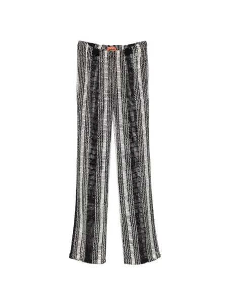 Pletene hlače Missoni crna