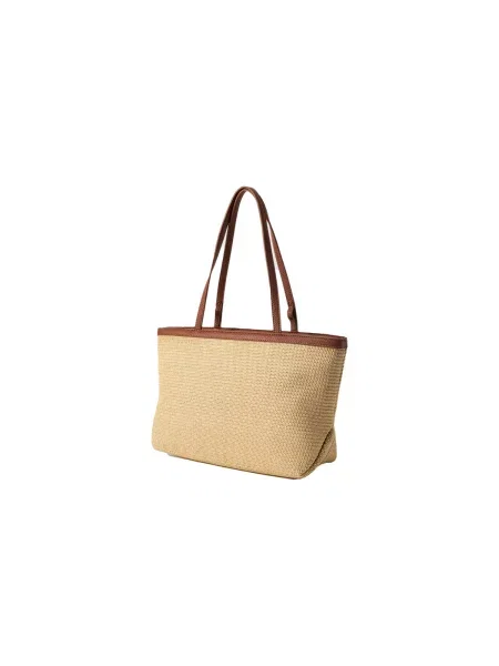Pletená kabelka Valentino Bags béžová