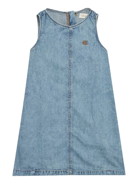 Džínové šaty Calvin Klein Jeans modré