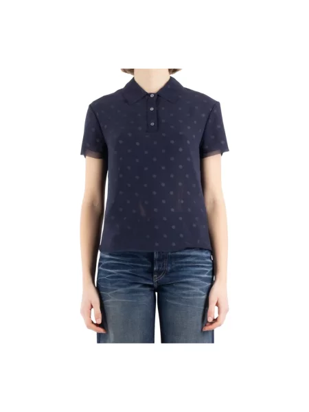 Koszula Acne Studios w grochy niebieska