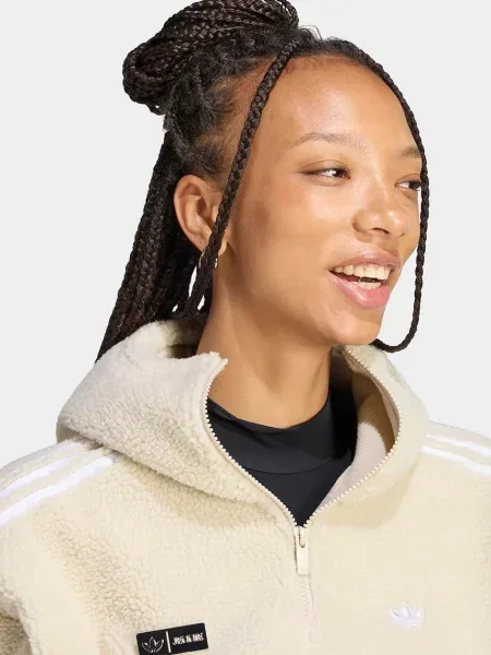Флисовый свитер Adidas Originals с капюшоном