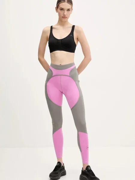 Tréningové legíny adidas by Stella McCartney Two-Tone fialová