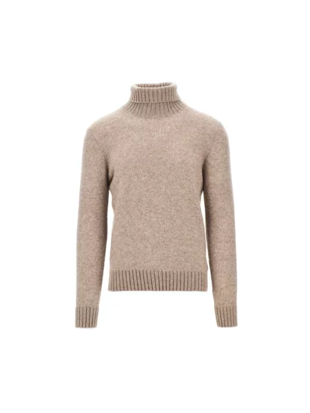 Sweter z golfem Piacenza 1733 do golfa beżowy