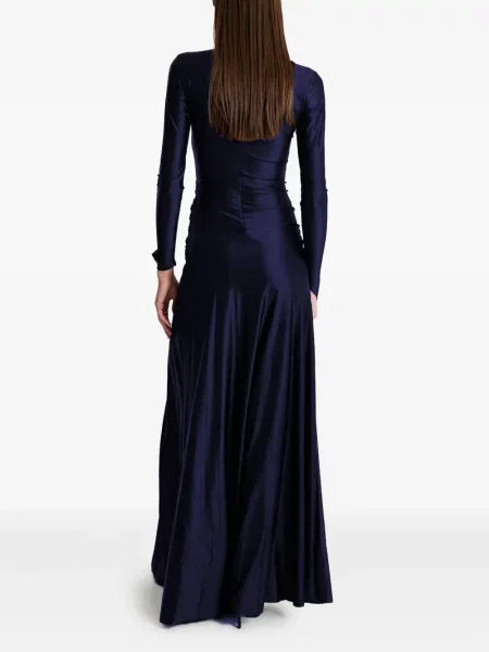 Rochie maxi Moos Studio de costum albastru