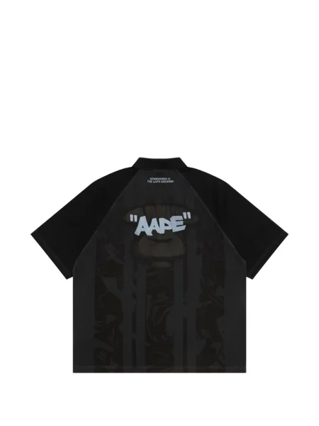 Μπλούζα Aape By *a Bathing Ape® με σχέδιο παραλλαγής μαύρο