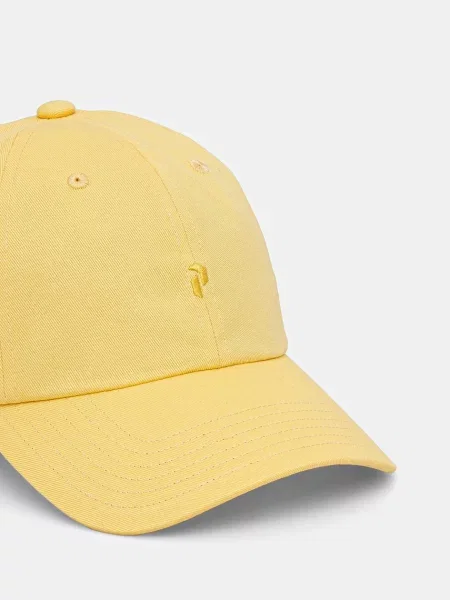 Однотонная кепка Peak Performance желтая