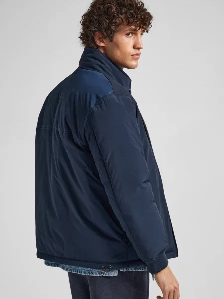 Шерстяная джинсовая куртка Pepe Jeans серая