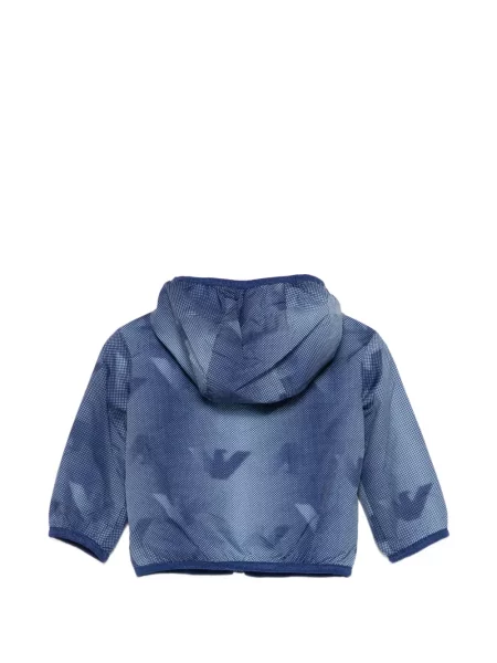 Kurtka dziecięca Emporio Armani niebieska