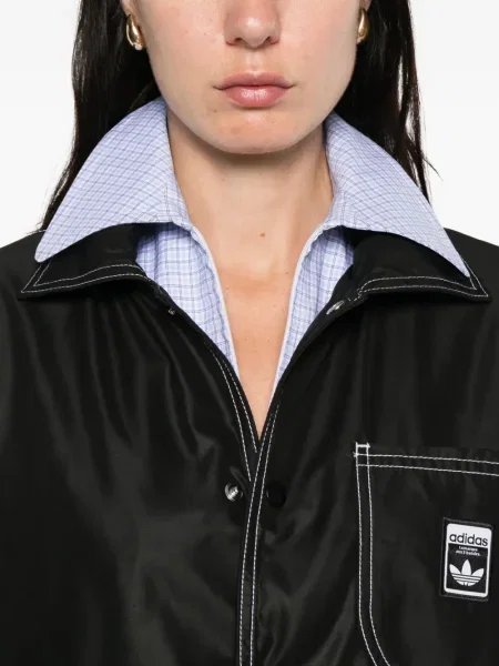 Половин цип шорти Adidas черно