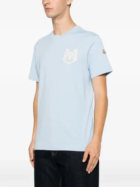 Tricou Moncler cu autograf albastru