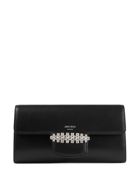 Colier Jimmy Choo de cristal negru