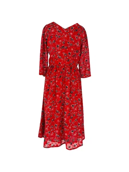 Rochie Ba&sh cu model floral cu imagine roșu