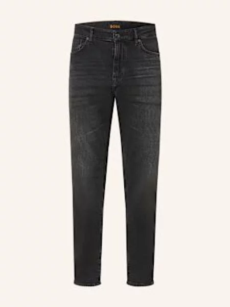 Boss Jeansy Onyx Slim Tapered Fit grau czarny