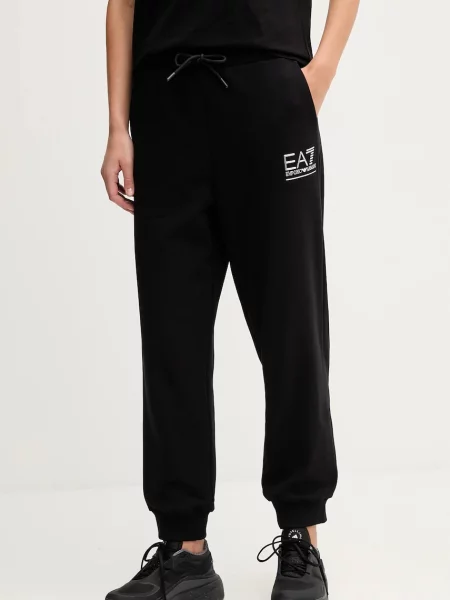 Emporio Armani pantaloni de trening cu imprimeu negru