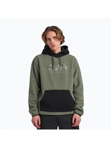 Férfi Colourwear Teddy Hood dk sage melegítőfelső. Méret: M zöld