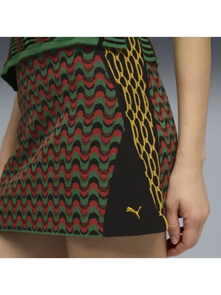 Spódnica PUMA x AHLUWALIA T7 Odzież S zielony