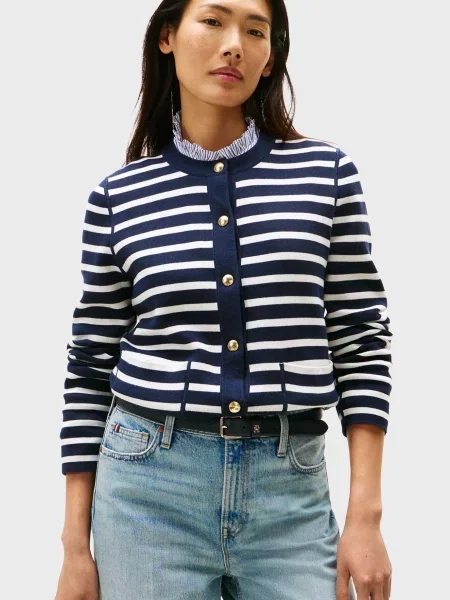Кардиган Tommy Hilfiger з джерсі синій
