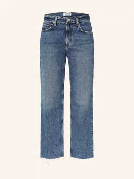 Agolde Jeansy Straight Valen blau