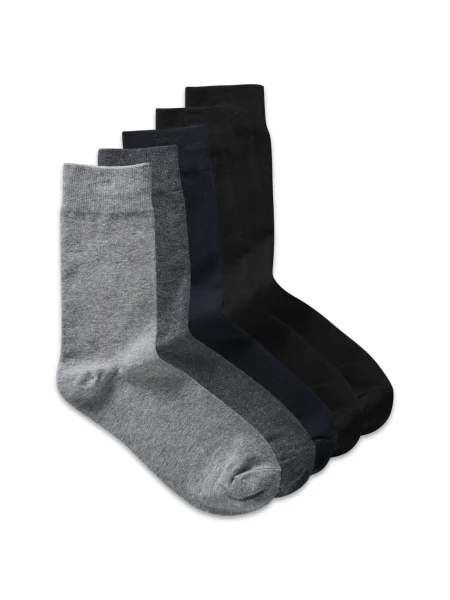 JACK & JONES Ponožky Jens námornícka modrá / čierna / tmavosivá / sivá
