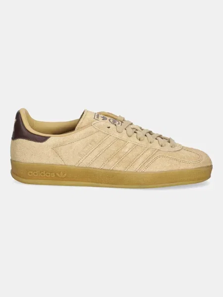 Semišové tenisky Adidas Gazelle béžová