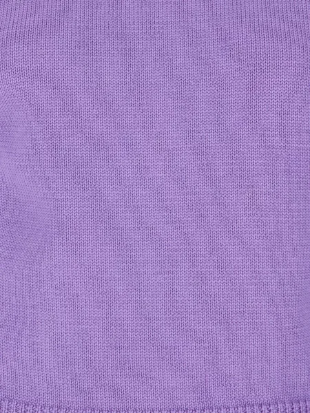 Pulover Alberta Ferretti cu volane violet