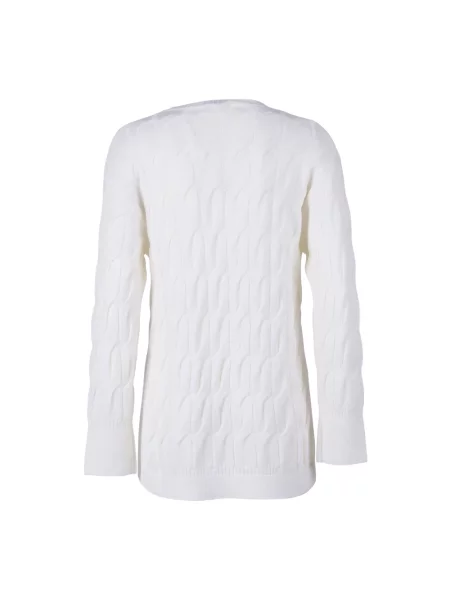 Sweter Max Mara wełniany biały