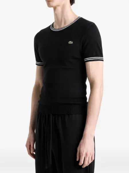 Tricou Lacoste cu autograf negru