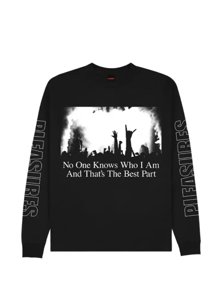 Tricou Pleasures lung negru
