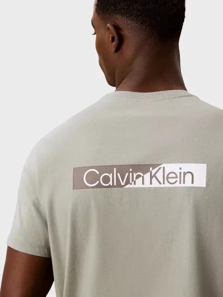 Футболка Calvin Klein с лого мятного цвета