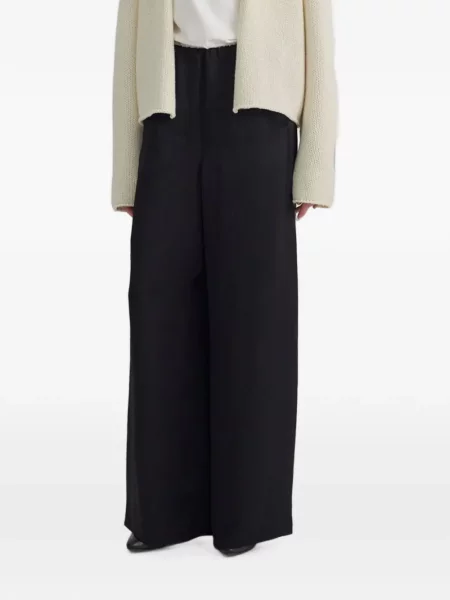 Pantaloni palazzo Taiga Takahashi negru