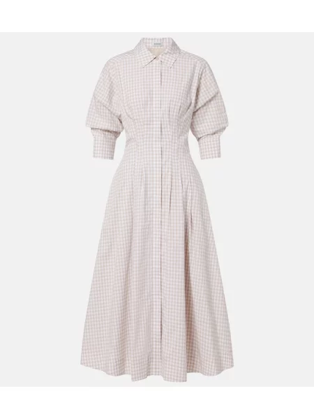 Rochie tip cămașă Simkhai bej
