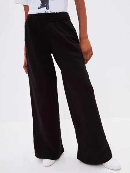 Cat e Lolette Nohavice Palazzo Trousers' čierna