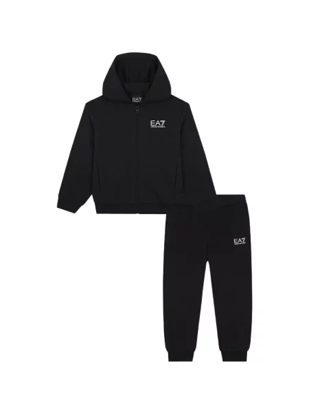 Komplet dresowy dziecięcy Ea7 Emporio Armani czarny