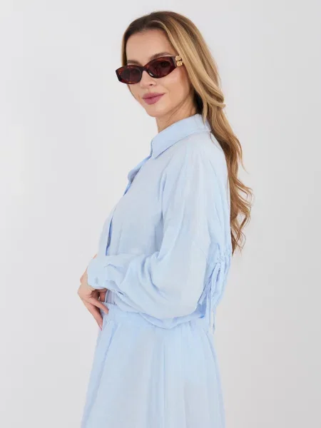 Cămașă Italy Moda albastru