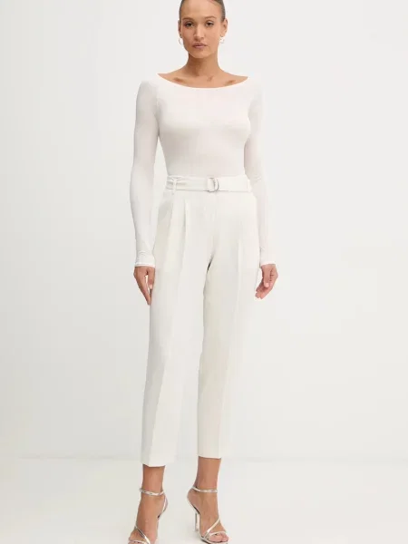 BOSS longsleeve beżowy